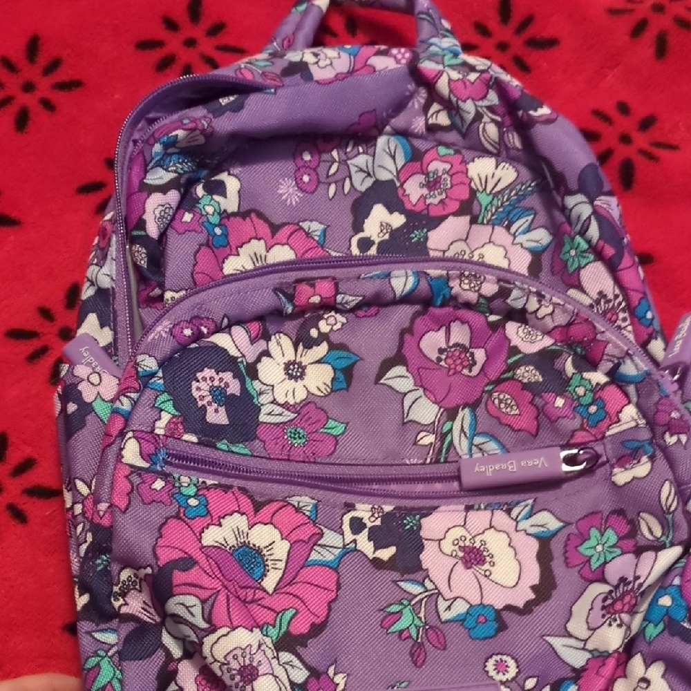 Vera Bradley Multicolor Floral Backpack - Picture 6 of 10